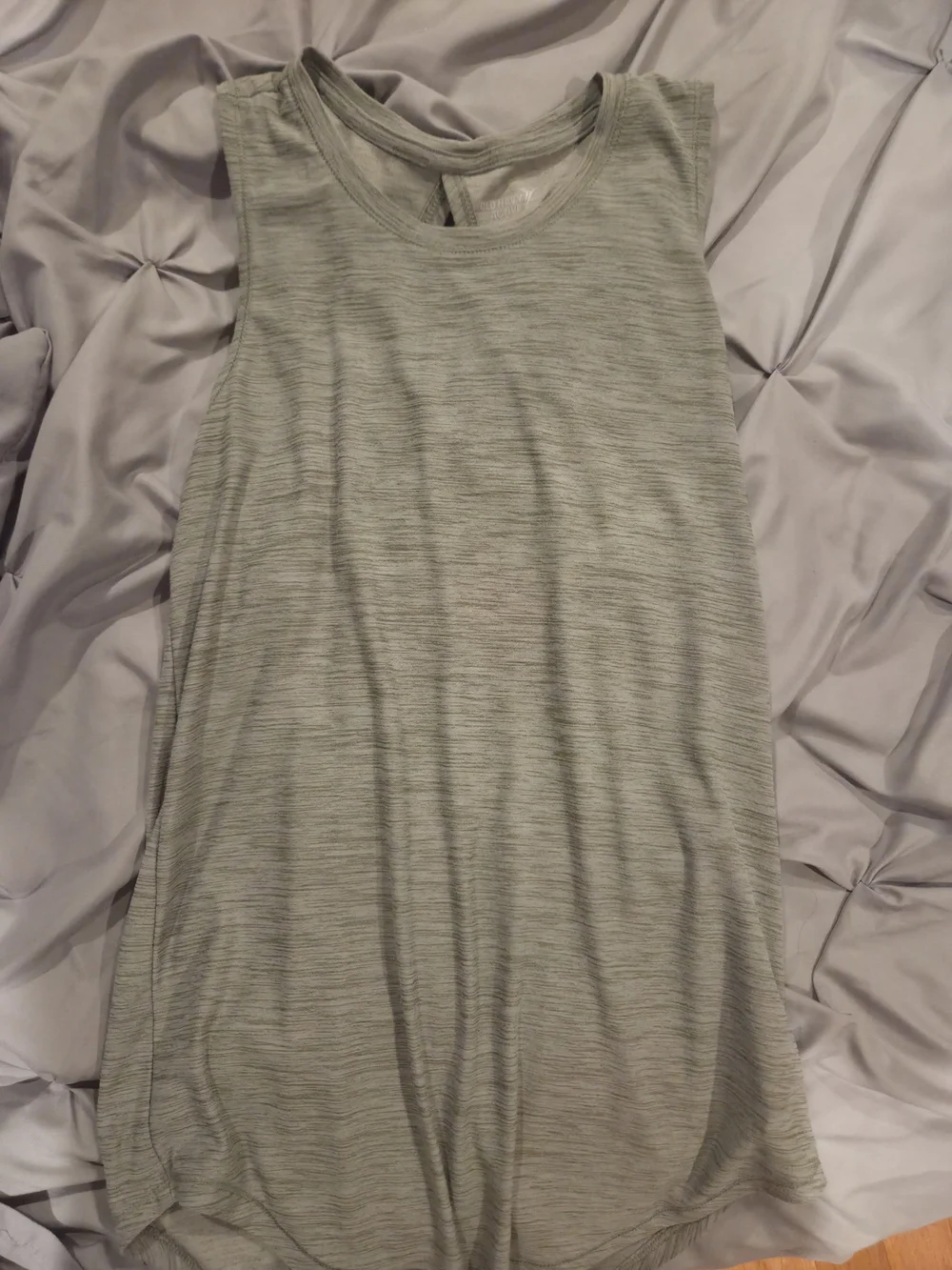Old Navy Active Heathered Sage Performance Tank